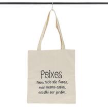 Bolsa Ecobag 100% algodão Estampa PEIXES