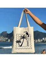 Bolsa Ecobag 100% algodão Estampa SELO