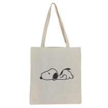 Bolsa Ecobag 100% algodão Estampa SNOOPY TIRED Bolsa Ecobag 100% algodão Estampa SNOOPY TIRED