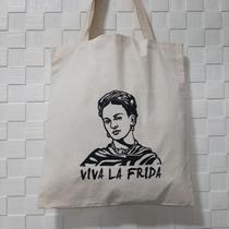 Bolsa Ecobag 100% algodão Estampa VIVA LA FRIDA Bolsa Ecobag 100% algodão Estampa VIVA LA FRIDA