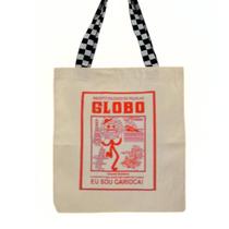 Bolsa Ecobag 100% algodão GLOBO VERMELHA (xadrez)