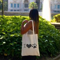 Bolsa Ecobag 100% algodão LOVE PET Bolsa Ecobag 100% algodão LOVE PET