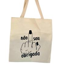 Bolsa Ecobag 100% algodão Não sou Hand