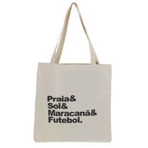 Bolsa Ecobag 100% algodão PRAIA, SOL, MARACA....