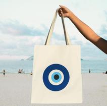 Bolsa Ecobag 100% algodão Tema Olho Grego Bolsa Ecobag 100% algodão Tema Olho Grego