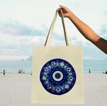 Bolsa Ecobag 100% algodão tema Olho Grego Mandala