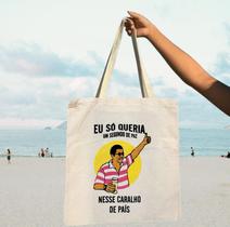 Bolsa Ecobag 100% algodão Zeca Pagodinho