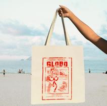 Bolsa Ecobag Biscoito Globo desenho Vermelho Bolsa Ecobag Biscoito Globo desenho Vermelho