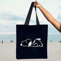Bolsa ECOBAG Black tema SNOOPY DEITADO