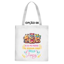 Bolsa Ecobag Capivara Sincerona Meu mais sincero foda-se