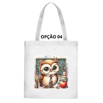 Bolsa Ecobag Dia Dos Professores Corujinhas Professoras