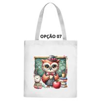 Bolsa Ecobag Dia Dos Professores Corujinhas Professoras