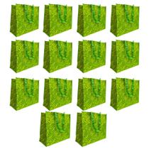 Bolsa Ecobag Ecologica Kit 14 Unidades Retornavel Sacola de Ombro Compras Dobravel Mercado Reutilizavel Economica