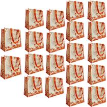 Bolsa Ecobag Kit 20 Uni Sacola De Ombro Retornavel Mercado Compras Resistente Alça Dobravel Portatil