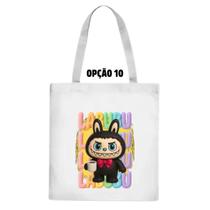 Bolsa Ecobag Labubu Lafufu Coloridos Tendência Infantil
