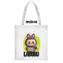 Bolsa Ecobag Labubu Lafufu Coloridos Tendência Infantil