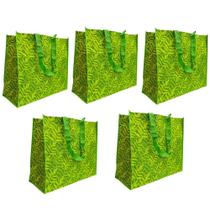 Bolsa Ecobag Reciclavel Kit 5 Uni Compras Mercado Ecologica Retornavel Bolsa Ecobag Reciclavel Kit 5 Uni Compras Mercado Ecologica Retornavel