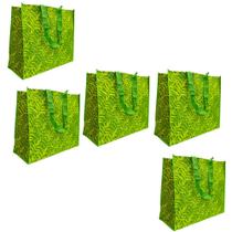 Bolsa Ecobag Retornavel Sacola De Ombro Kit 5 Uni Resistente Compras Mercado Dobravel Portatil Economica Bolsa Ecobag Retornavel Sacola De Ombro Kit 5 Uni Resistente Compras Mercado Dobravel Portatil Economica