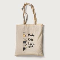 Bolsa Ecológica Ecobag Frase Books Gats Life Bolsa Ecológica Ecobag Frase Books Gats Life