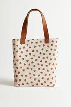 Bolsa Ecológica Estampada com Alça Marrom Casual