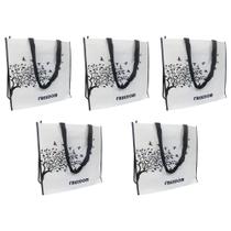 Bolsa Ecologica Sacola De Ombro Ecobag Kit 5 Uni Compras Mercado Retornavel Dobravel Reutilizavel Bolsa Ecologica Sacola De Ombro Ecobag Kit 5 Uni Compras Mercado Retornavel Dobravel Reutilizavel