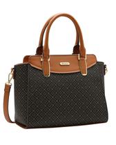 Bolsa Elemento Gráfico - Alça de Mão - Chenson 3485610 - Café