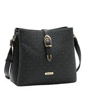Bolsa Elemento Gráfico - Transversal - Chenson 3485616 - Preto