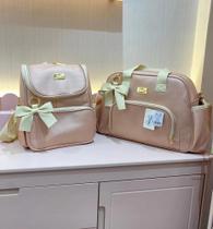 BOLSA ELLEN C/ MOCHILA CORANO 5000 - Rose/ouro/ bege