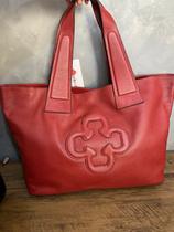 Bolsa em couro capodarte grande - bordo