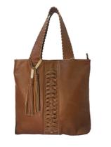 Bolsa em couro grande Bolsa em couro grande