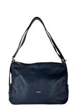 Bolsa Em Couro Legitimo B.970 Azul Marinho