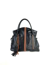 Bolsa em Couro Maxi - Preto Bolsa em Couro Maxi - Preto