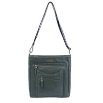Bolsa em Couro na cor Verde Musgo Bolsa em Couro na cor Verde Musgo
