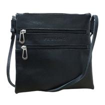 Bolsa em Couro Transversal Formosa Feeling Preto 18204