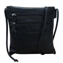 Bolsa em Couro Transversal Formosa Feeling Preto 18205