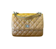 Bolsa em sintético feminina matelasse alça de corrente
