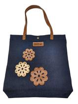 Bolsa Em Tecido Jeans Mod Tote Bag