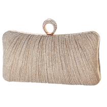 Bolsa embreagem AMOUR DE LOTUS Golden Glitter para mulheres Bolsa embreagem AMOUR DE LOTUS Golden Glitter para mulheres