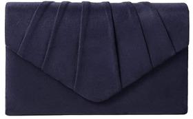 Bolsa embreagem BBJinronjy, bolsa de noite feminina, camurça azul marinho Bolsa embreagem BBJinronjy, bolsa de noite feminina, camurça azul marinho
