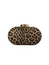 Bolsa embreagem QWINEE em forma de concha, mini bolsa tiracolo franzida, marrom