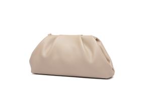 Bolsa embreagem YUWITA em couro PU macio para mulheres nuas com corrente