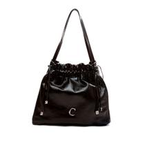 Bolsa Emma Couro Preto Cecconello 2303-2