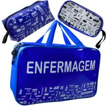 Bolsa Enfermagem Estágio Top Luxo Personalizada Nylon Cores