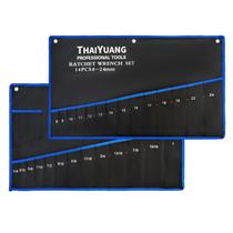Bolsa enrolável THAIYUANG Heavy Duty Canvas 14 bolsos Métric+13 bolsos SAE