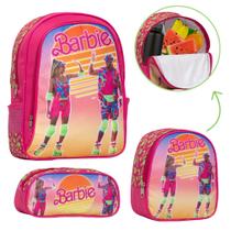 Bolsa Escolar Feminina Grande Juvenil Barbie Ken Resistente Bolsa Escolar Feminina Grande Juvenil Barbie Ken Resistente