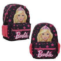 Bolsa Escolar Grande Menina Barbie Alça Costas Reforçada