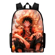Bolsa Escolar Luffy Masculina Mochila Infantil Top Reforçada Juvenil