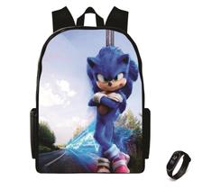 Bolsa Escolar Mais Relogio Digital Led lançamento Volta As Aulas Novidade Sonic Infantil Bolsa Escolar Mais Relogio Digital Led lançamento Volta As Aulas Novidade Sonic Infantil