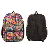 Bolsa Escolar Menino Estampa Naruto Resistente Costas Creche