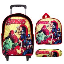 Bolsa Escolar Menino Heróis Vingadores Resistente Lançamento